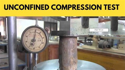 limitation of unconfined compression test|unconfined compression test procedure pdf.